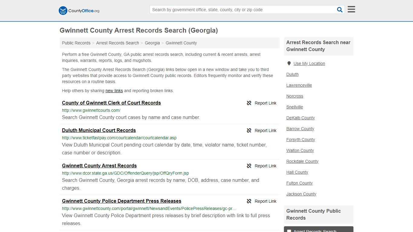 Arrest Records Search - Gwinnett County, GA (Arrests & Mugshots)